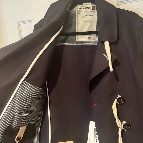 Men’s Zara SRPLS jacket / Size small / Nautical inspired - Picture 3 of 4